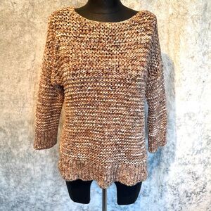 Chico’s Chunky Knit 3/4 Sleeve Sweater - 1